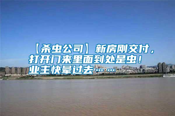 【殺蟲公司】新房剛交付,打開門來里面到處是蟲!業(yè)主快暈過去……
