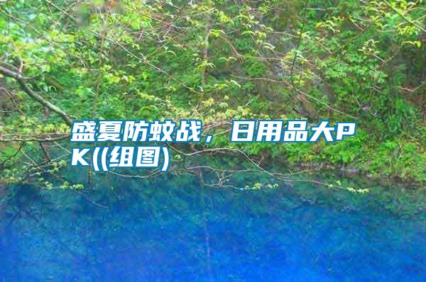 盛夏防蚊戰，日用品大PK((組圖)