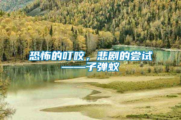 恐怖的叮咬，悲劇的嘗試——子彈蟻