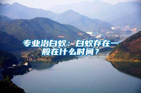 專業治白蟻:白蟻存在一般在什么時間?