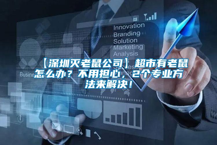 【深圳滅老鼠公司】超市有老鼠怎么辦？不用擔心，2個專業方法來解決！